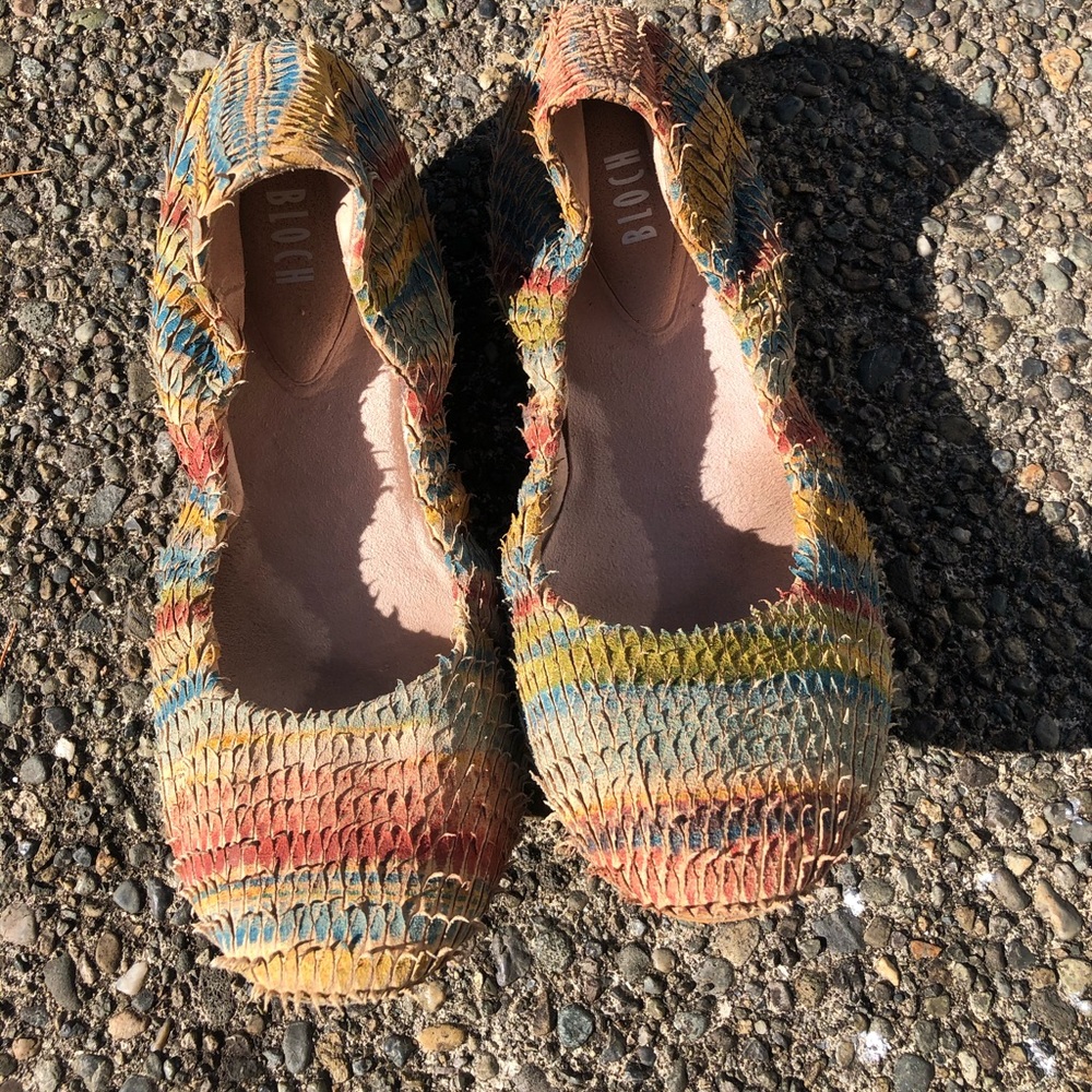 Bloch Ballet Flats Rainbow Size 36 US 5.5-6